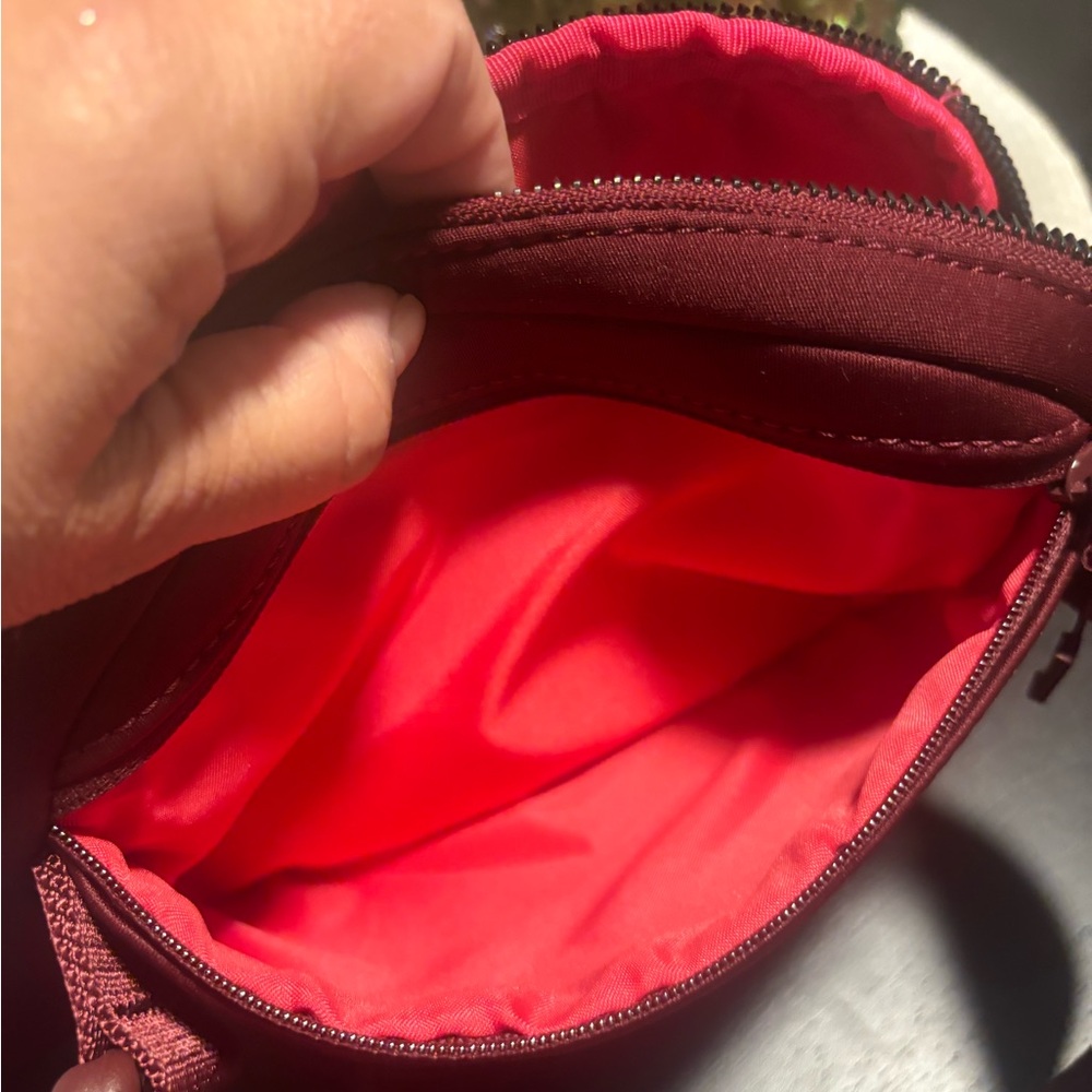 Lulu cross body- maroon color. Great condition - clearing closet